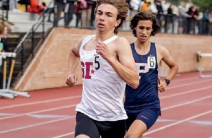 Weissman sets Sidwell Friends 3200 meter record at Chantilly High School track meet.